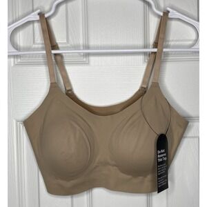 EBY Women's Seamless 3D Precision T-Shirt Bra Size Small Beige New